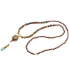 Original Niper jewelry pendants, necklaces, ethnic style wooden beads, long sweater chains, necklaces, women's accessories wholesale Item Picture