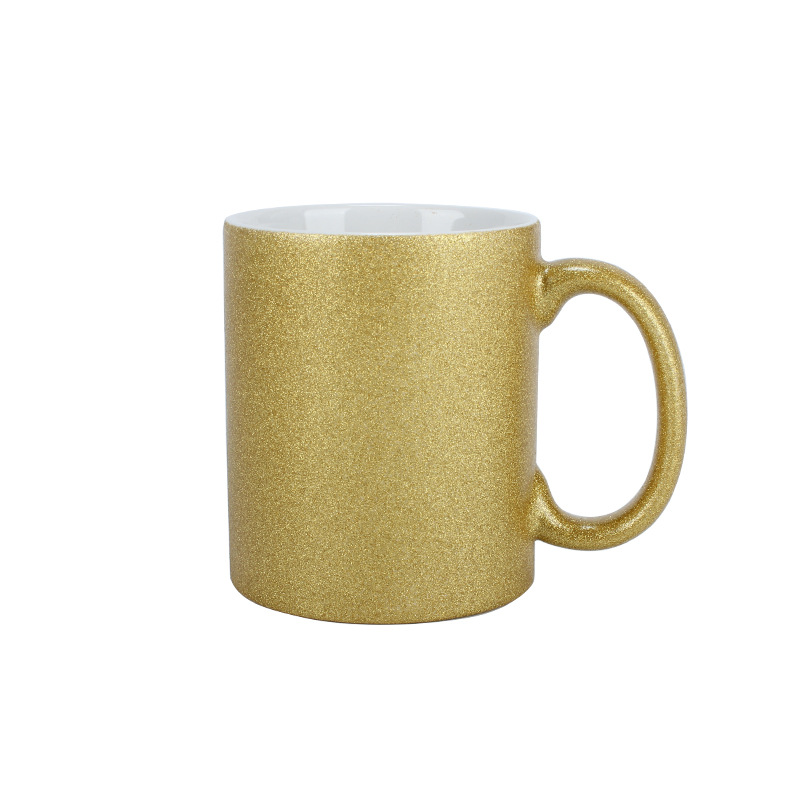 Glittering Cup four-color set: gold, purple, silver, Champagne mugs, home decoration gift cups Item Picture