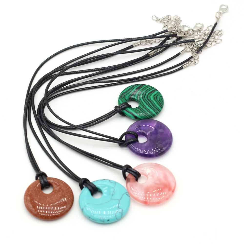 Factory direct supply of accessories: large-hole beads, agate, crystal, loose beads, diy jewelry accessories, semi-finished products wholesale Item Picture