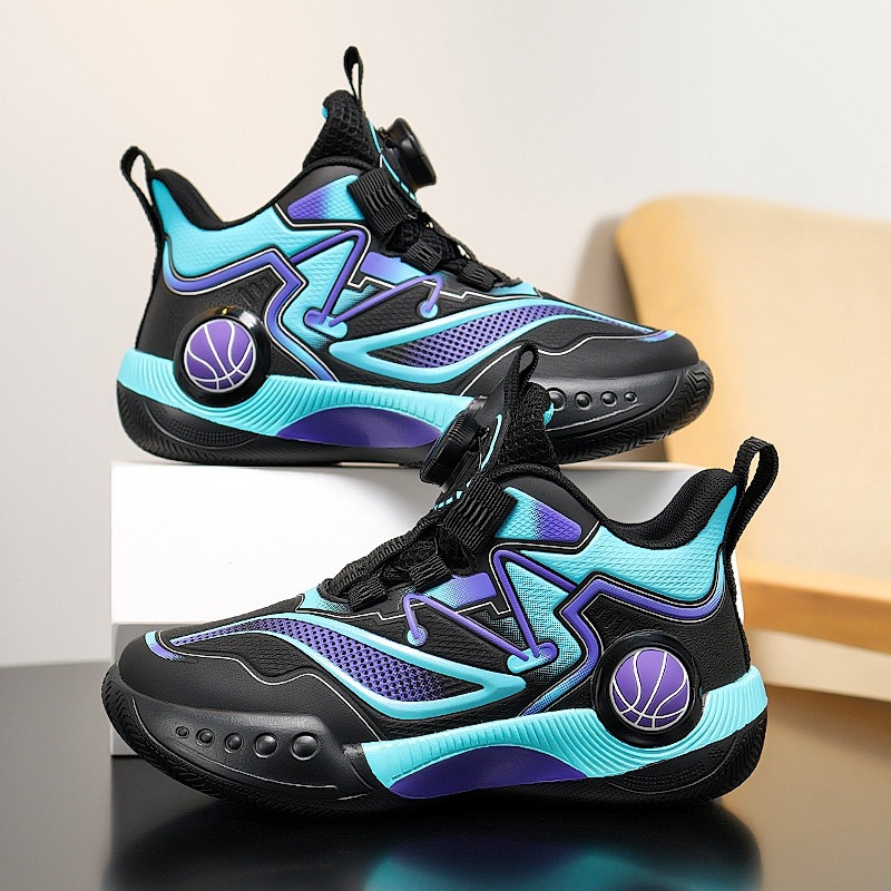 童鞋男童篮球鞋2025新款秋冬小学生皮面儿童运动鞋男孩耐磨跑步鞋产品图