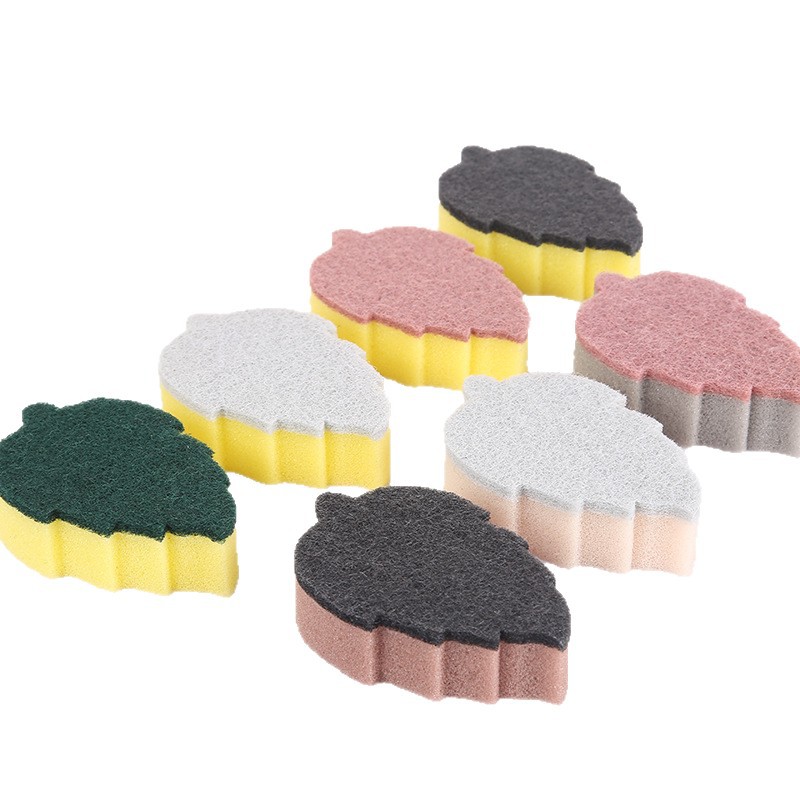 海绵刷碗/1元以下海綿/海绵刷百洁布/洗碗海绵甜甜圈/卡通洗碗海綿白底实物图