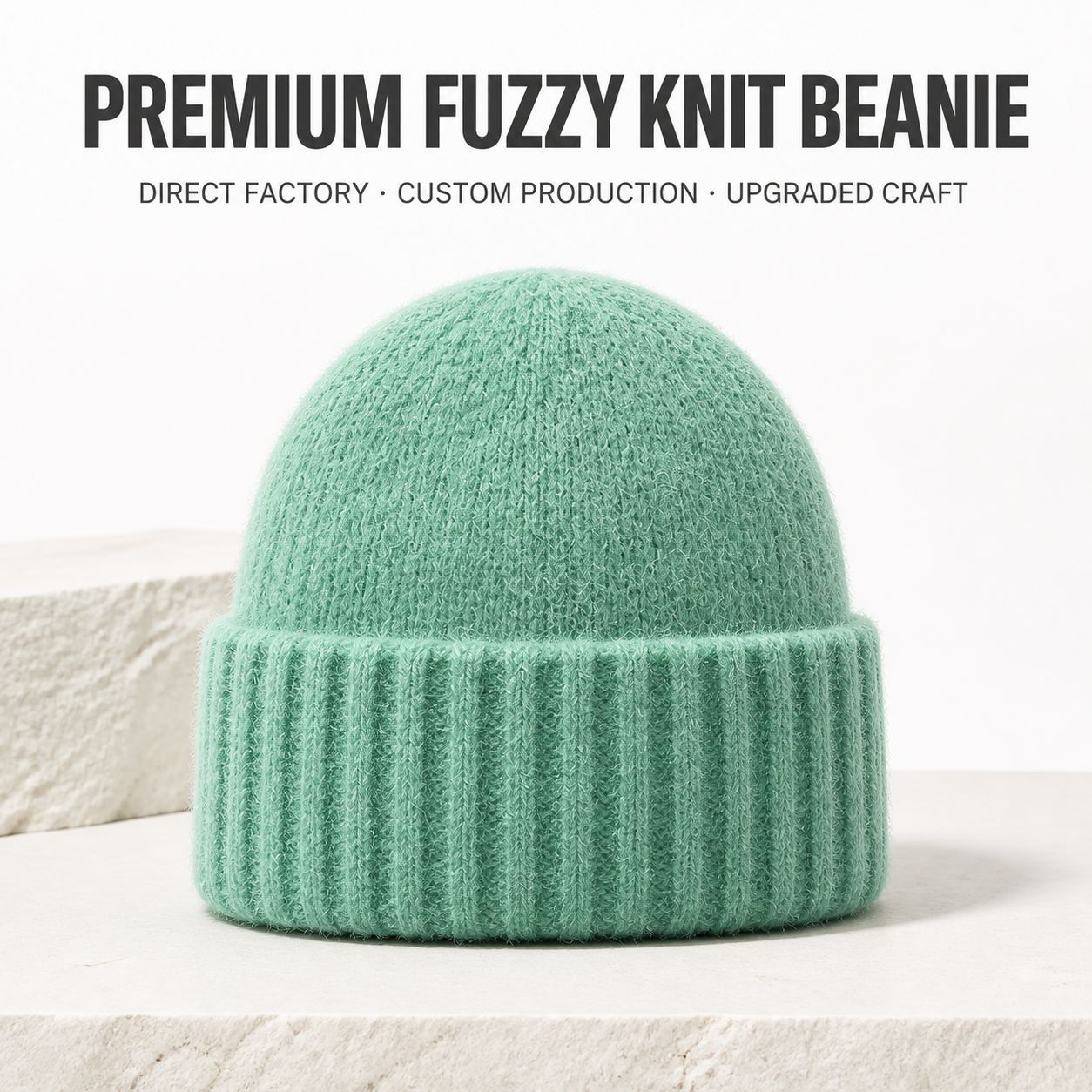 Cross-border trade exclusive 2026 new autumn and winter knitted hats, multi-color warm pile hats, customizable logos