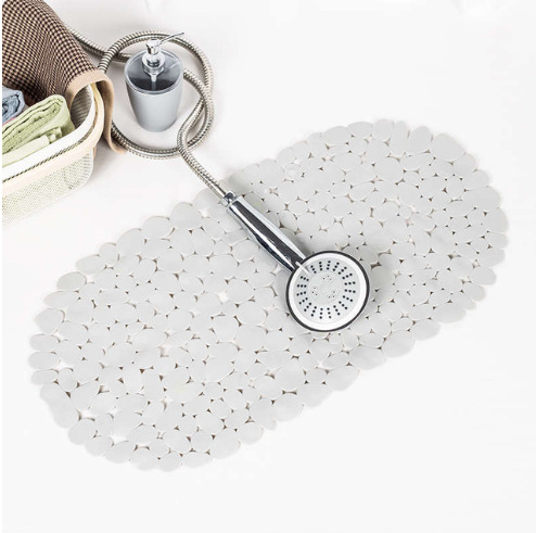 源头厂家定制贝壳石头浴室垫PVC卫生间垫浴缸脚垫