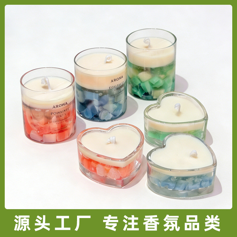 椰子香薰硅胶蜡烛模车载香薰蜡烛香氛180g