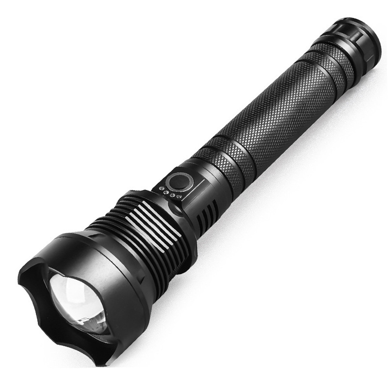 手电筒/小型手电/久量/战术手电筒/P70手电筒白底实物图