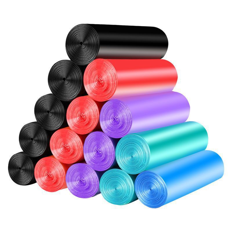 垃圾袋/超大垃圾袋/物业垃圾袋/垃圾袋加厚/免撕垃圾袋白底实物图