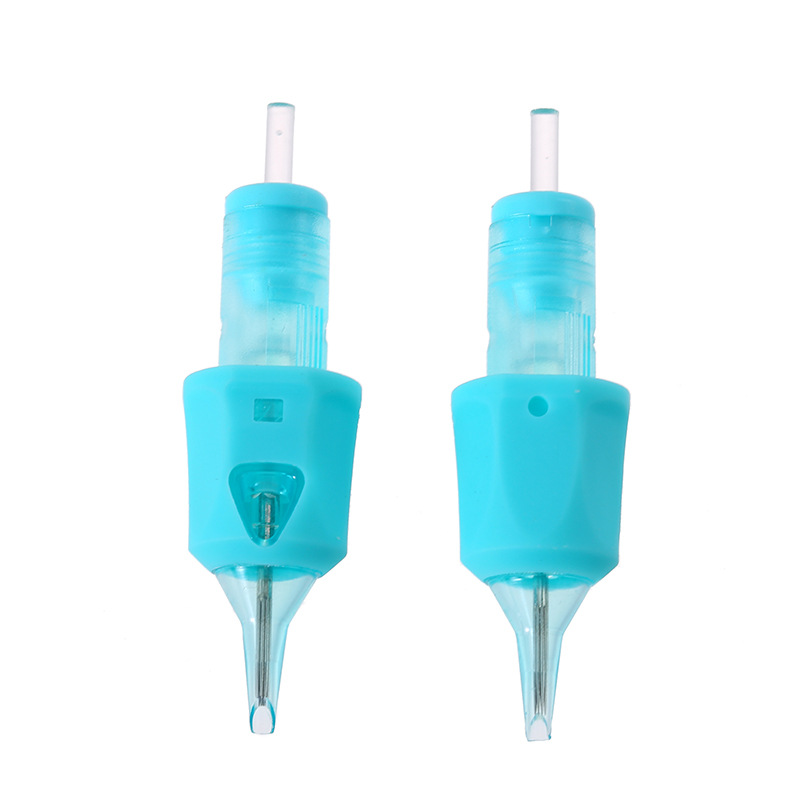 Ethylene oxide disinfectant silicone sleeve tattoo needle, professional tattoo safety needle, anti-slip and anti-disengagement design, the same style as tattoo shops Item Picture