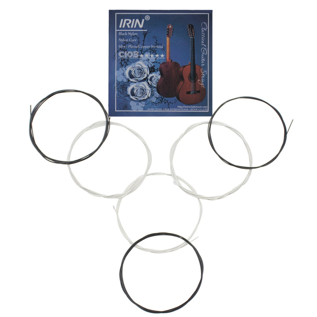 Genuine IRIN classical guitar strings C103, black and white nylon stringed instruments in large stock Application Scenario