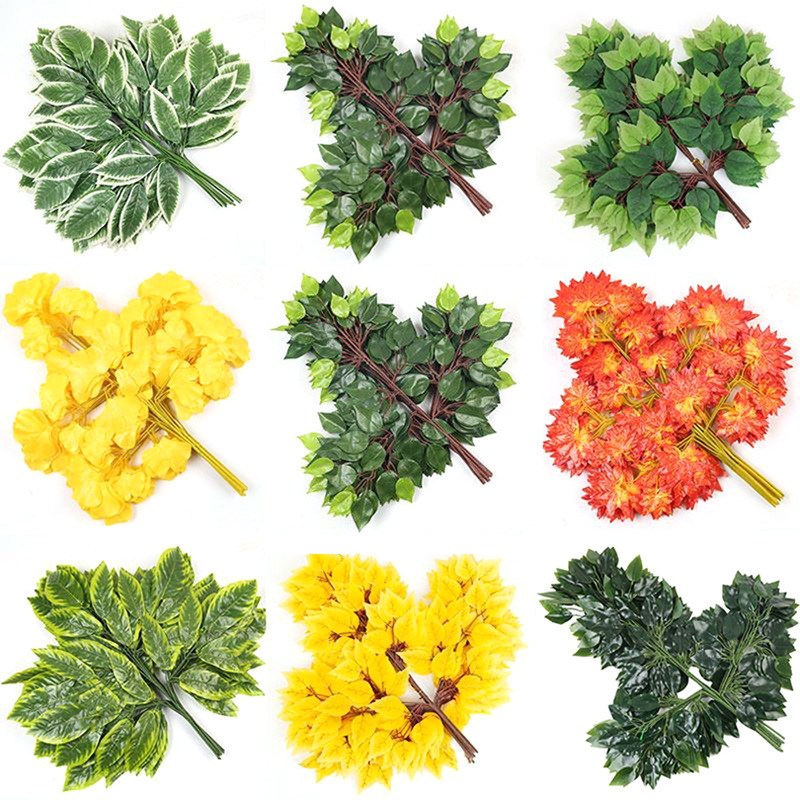 仿真花DIY发饰配件/仿真花/5朵塑膠花/假花/假花批发细节图