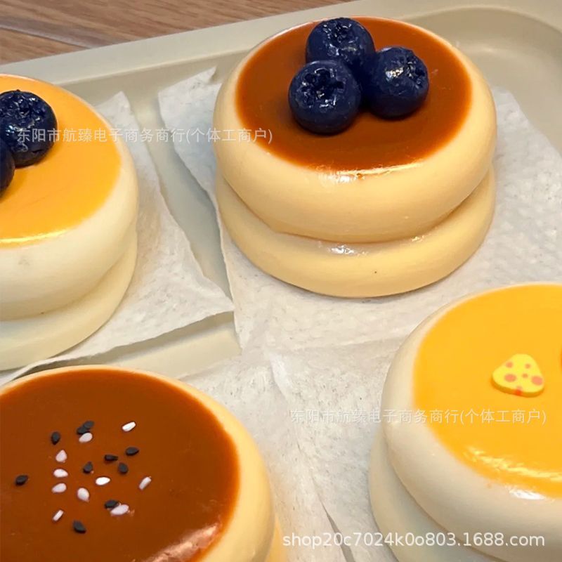 小红书同款舒芙蕾高颜值超厚网红硅胶解压回弹玩具食品级硅胶平价