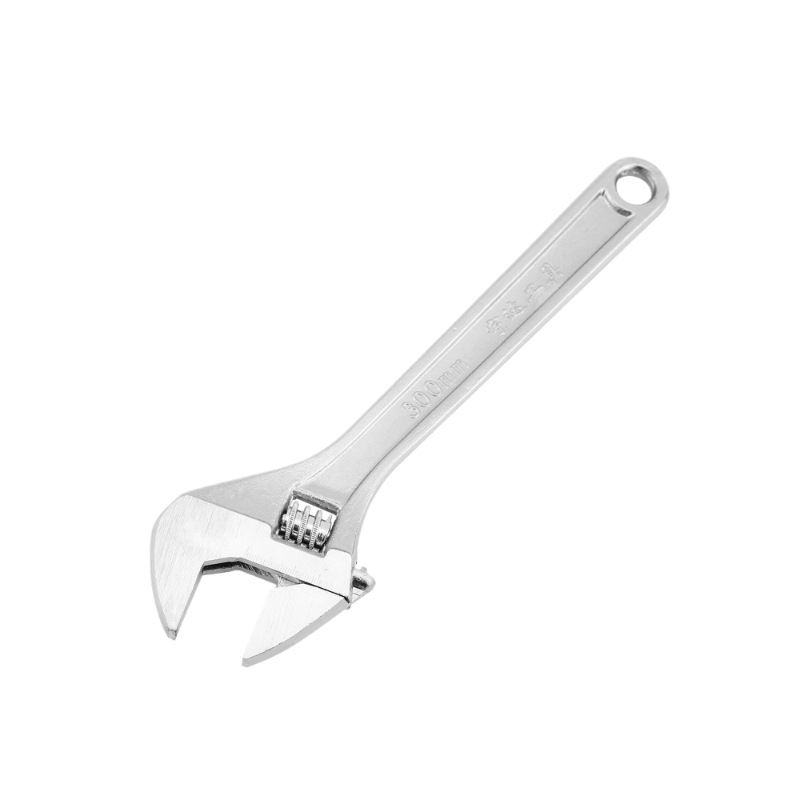 Wholesale adjustable wrenches from the manufacturer, 12-inch and 10-inch large opening pipe wrenches, dual-purpose chrome-plated pipe wrenches Item Picture