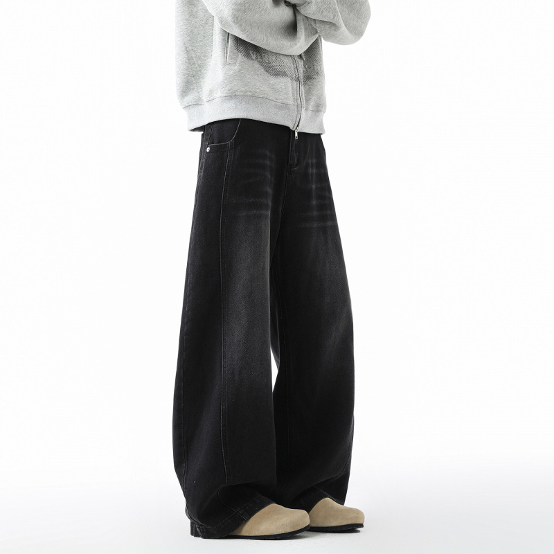 男士牛仔裤薄款/男士修身牛仔裤的夏天/牛子裤男士潮流/牛仔裤/牛仔裤加绒细节图