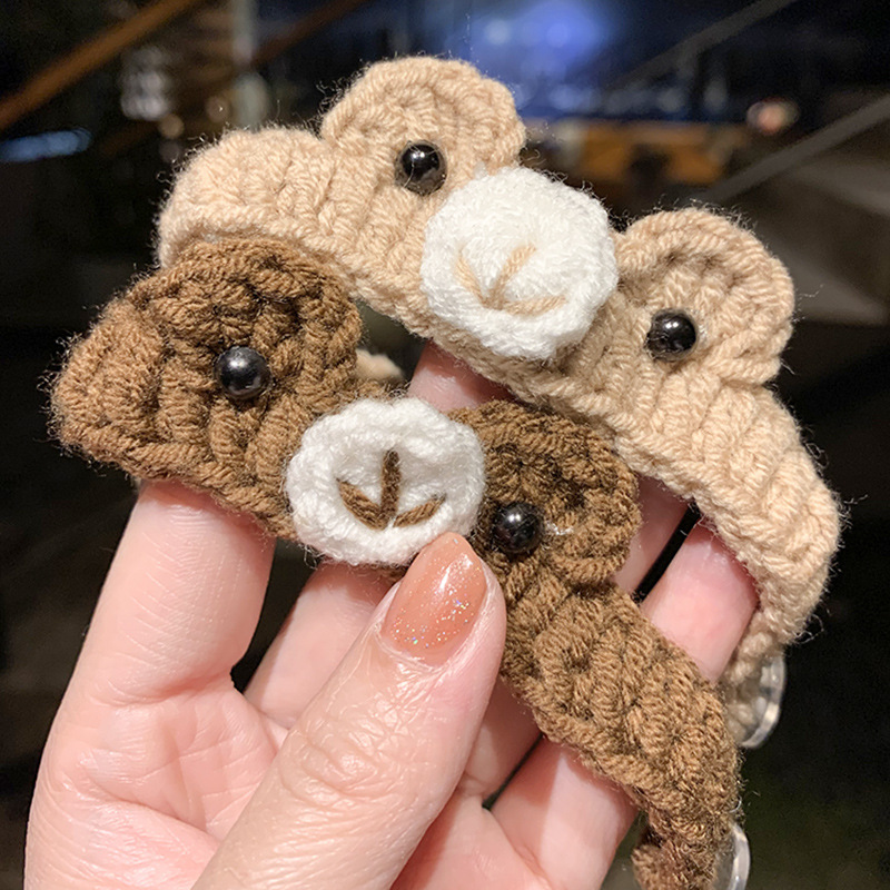 手工毛线编织手环成品  可爱卡通手链女送闺蜜情侣生日礼物礼品产品图