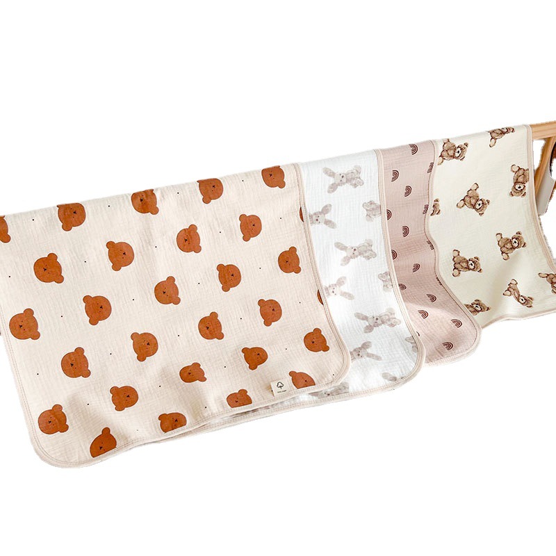 Baby waterproof, washable, crumpled cotton, breathable, anti-wetting bed, anti-slip, adult menstrual pad Item Picture
