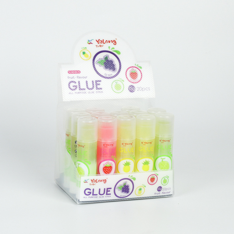 雅隆无毒PVP胶棒学校/办公工具9/15/25g学生水果风味固体