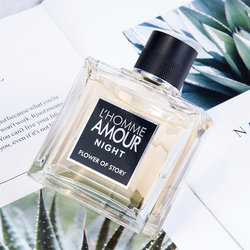 Flower Story Men's Charm Attraction Eau de Toilette Gift Box Set with Long-lasting Floral Fragrance, live-streamed cross-border wholesale in Vietnam details Picture