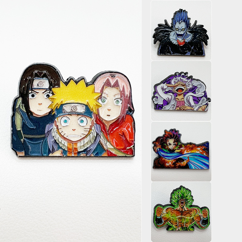 二次元动漫周边徽章定制 七龙珠服装包包别针固定扣装饰配件批发细节图