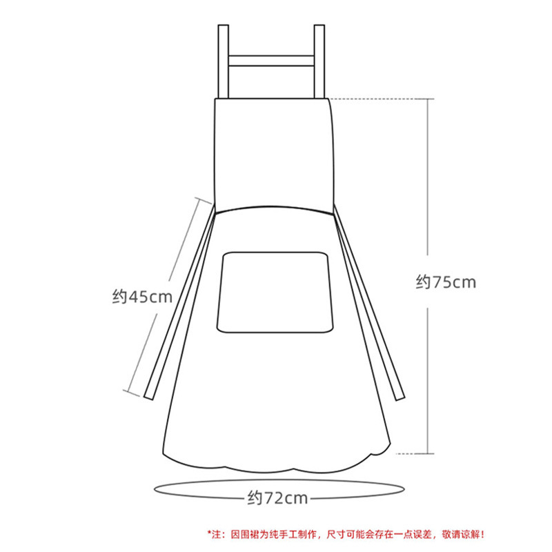 Lace apron, kitchen, home, waist belt, pocket, princess style, dirt-resistant, hand-wiping, waterproof and oil-resistant, wholesale of bibs Item Picture
