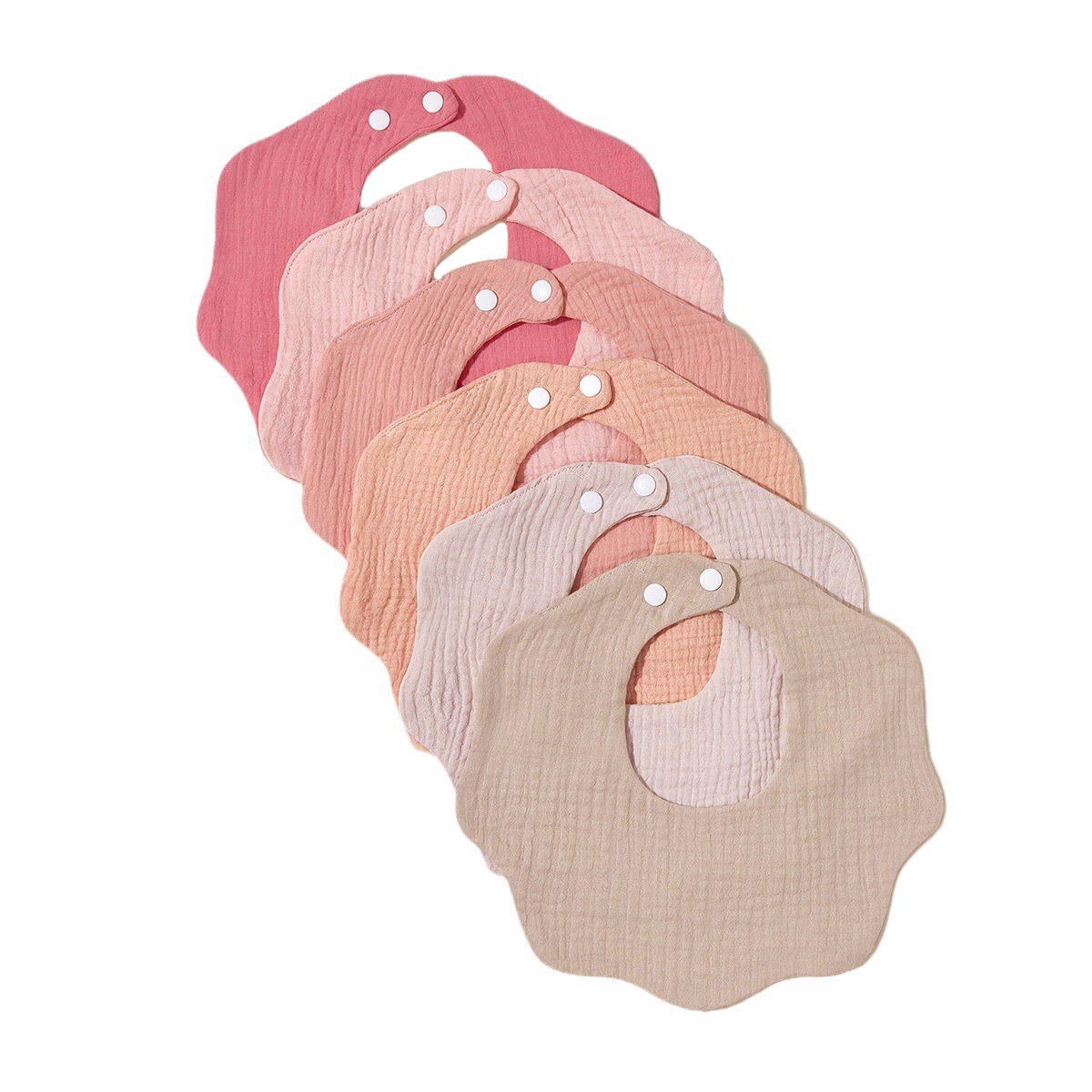 口水巾/一次性围兜/一次性口水巾/跨境婴幼儿用品/宠口水巾白底实物图