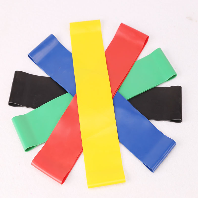 Cross-border best-selling yoga resistance band, fitness resistance band, elastic band, resistance ring, TPE resistance band, resistance sheet set details Picture
