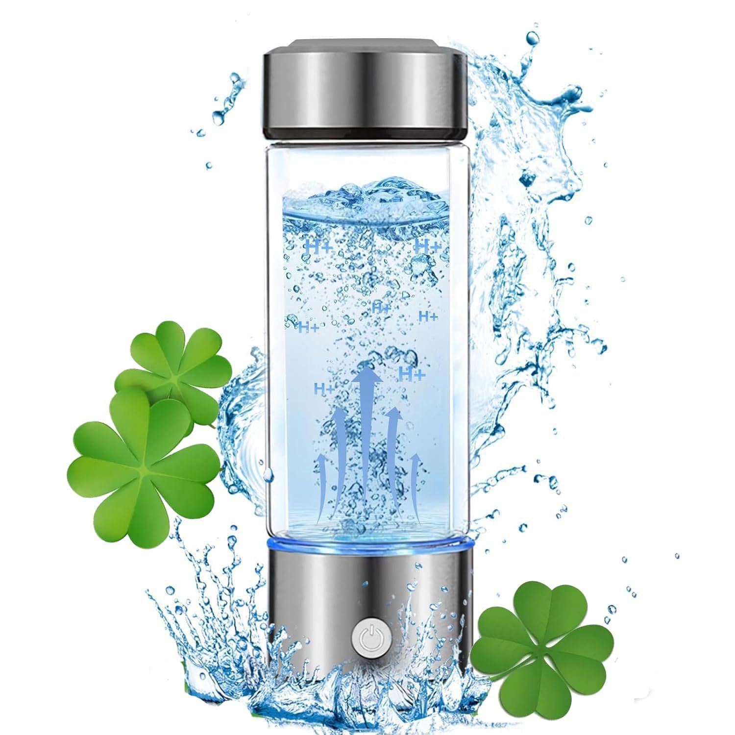Factory hydrogen-rich water cups, hydrogen water, hydrogen-oxygen separation, sales gift cups, electrolytic weak alkali glass cups, health water cups
