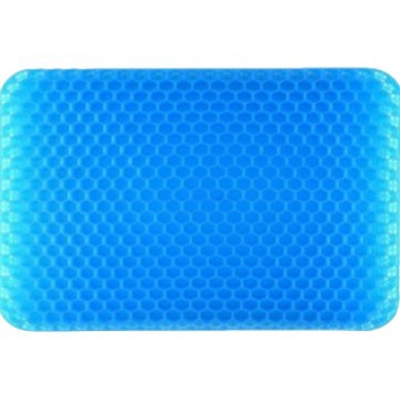 家用硅胶坐垫裸装TPR凝胶坐垫加厚硅胶坐垫四季通用透气散热坐垫白底实物图