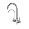 Stainless steel kitchen rotatable side-rotating cold and hot water direct drinking water purifier integrated three-in-one sink faucet Item Picture