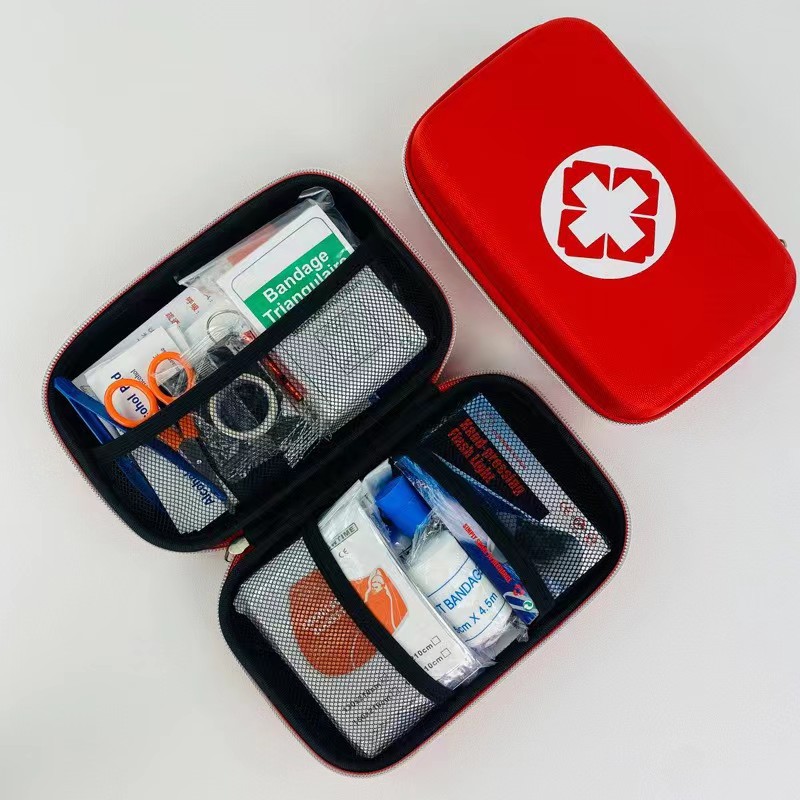 Car first aid kit, family and outdoor portable emergency kit, EVA first aid set, storage bag, rescue medical supplies Specification image