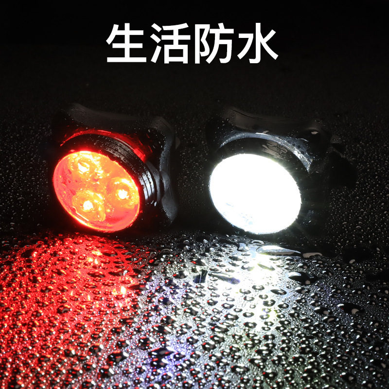 New mountain bike, bicycle, USB warning light, bicycle headlight + taillight, LED emergency light, cycling accessories Specification image