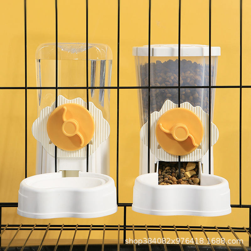 Rongka Pet Cross-border Cat Hanging Cage Water Dispenser, Dog Automatic Feeder, Hanging Cat Bowl, non-wet mouth, Dog bowl, pet Bowl Water Dispenser details Picture
