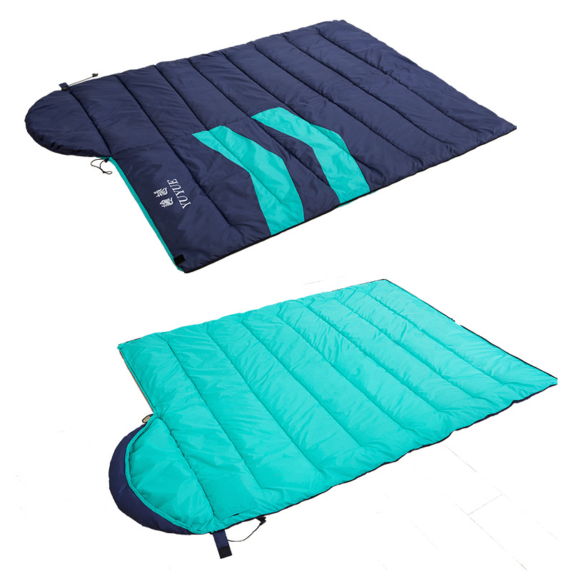 New cross-border envelope-style smart heating cotton sleeping bag, outdoor camping heating sleeping bag, trendy electric heating warm sleeping bag details Picture