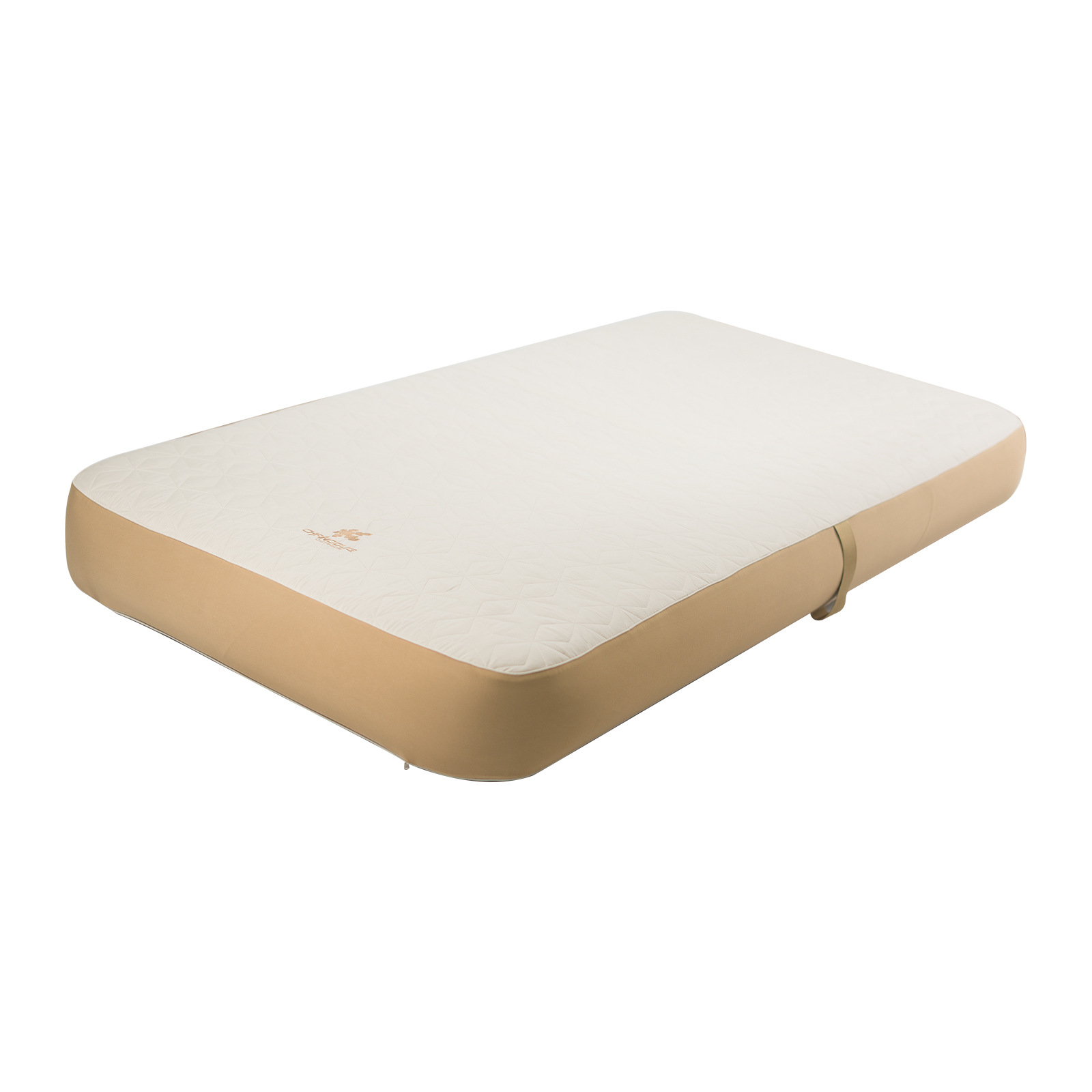 Xanuoduoji outdoor elastic silk inflatable mattress, camping portable sleeping pad, single and double three-person strong support woven silk inflatable bed Item Picture