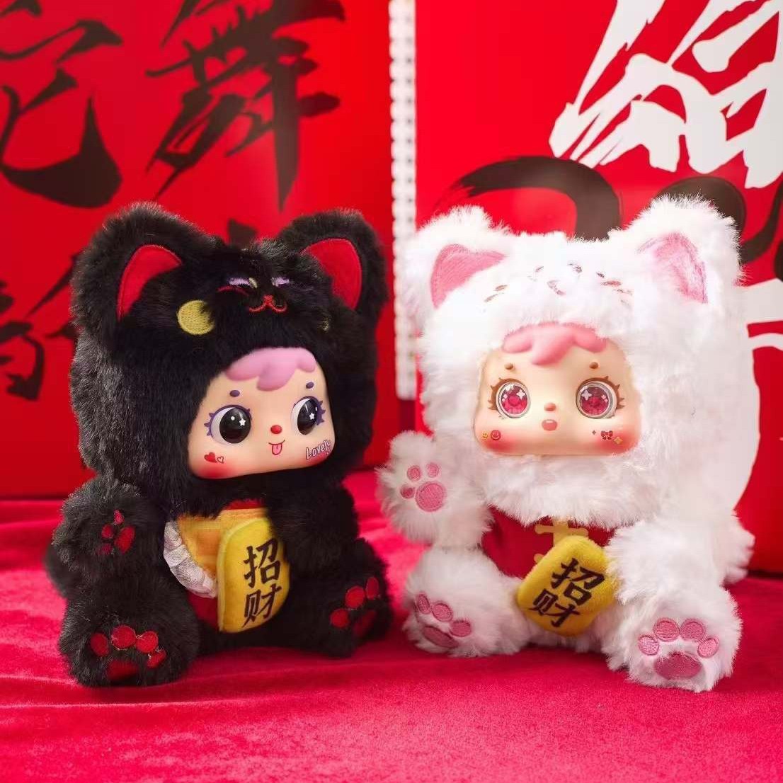 The official new product Samuel's Maneki Neko series plush pendant, trendy blind box and cute doll Specification image