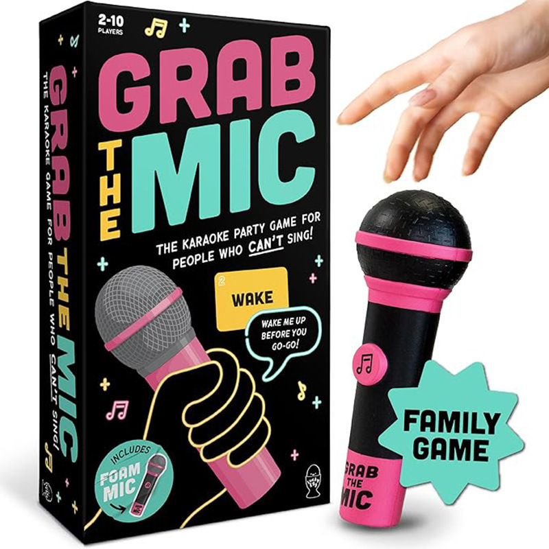 跨境新品Exciting Grab The Mic 糟糕歌手的棋盘游戏