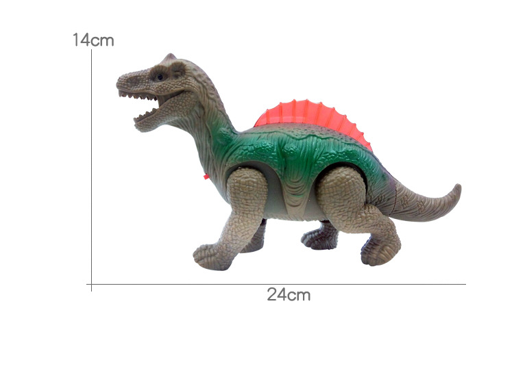 Electric omnidirectional dinosaur Zhu Luo Ji model can walk, creative and novel children's electric toys wholesale at night market Item Picture