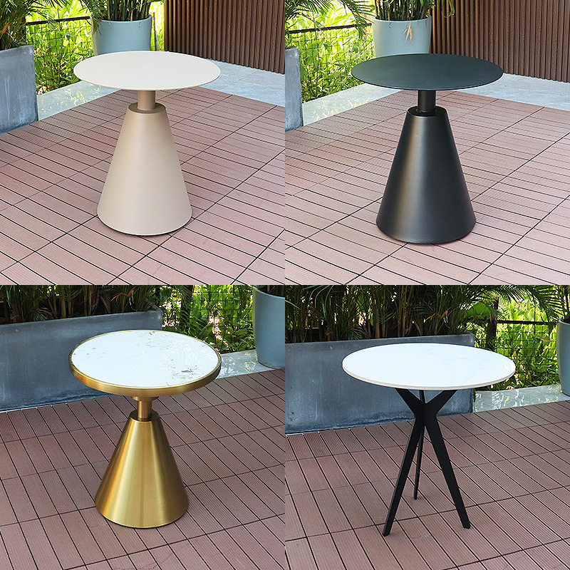 实木户外桌椅圆形木纹桌面桌子方形木纹桌面桌子圆形白色桌面桌子方形白色桌面桌子详情图4