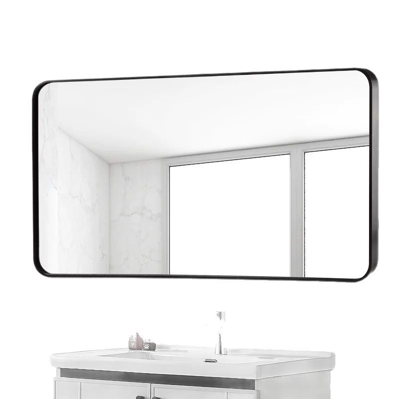 化妆镜/镜子/镜子化妆镜/镜子毛绒/化妆镜镜子白底实物图