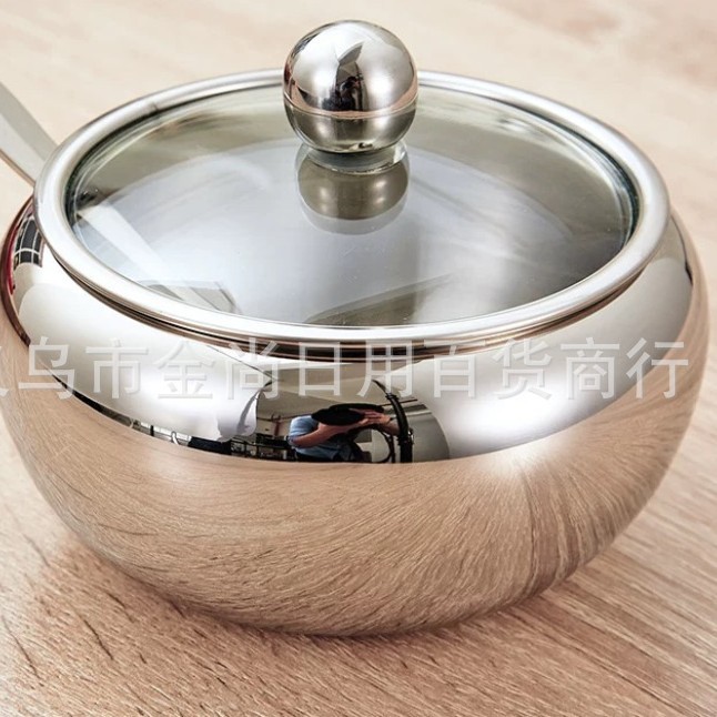 Stainless steel 304 material sugar jar, seasoning jar, spice seasoning bottle, seasoning box, condiment bottle, household kitchen seasoning box Application Scenario