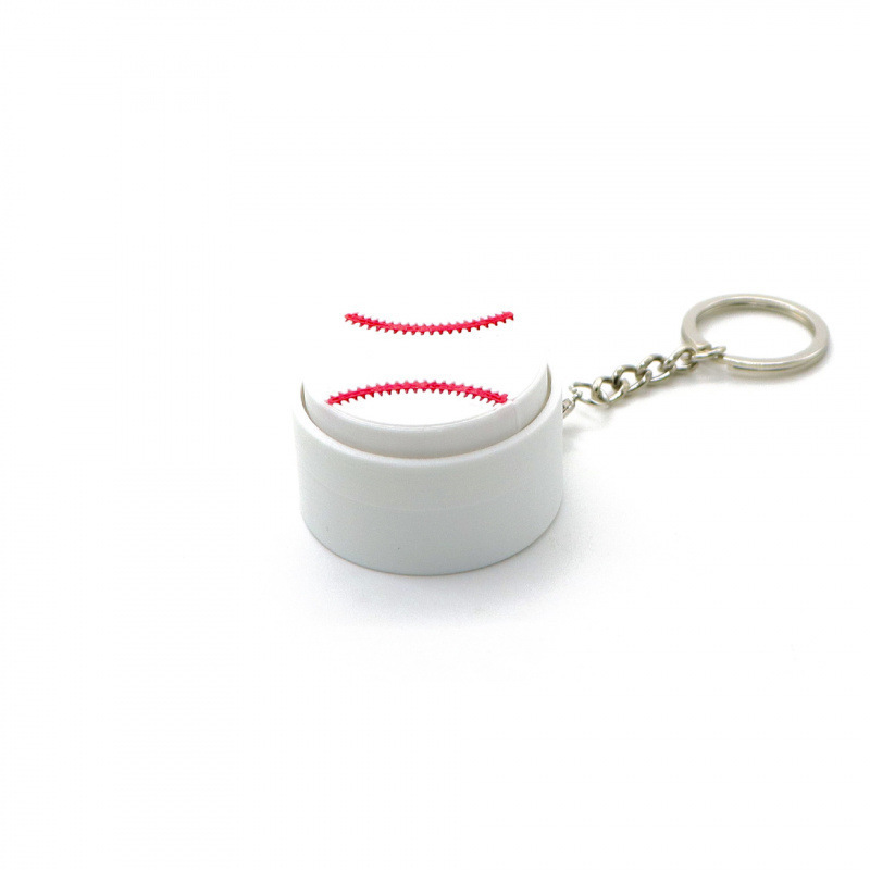 Toy Story color sports spherical wool felt keychain, acrylic sports star pendant, 3D printed key pendant Application Scenario