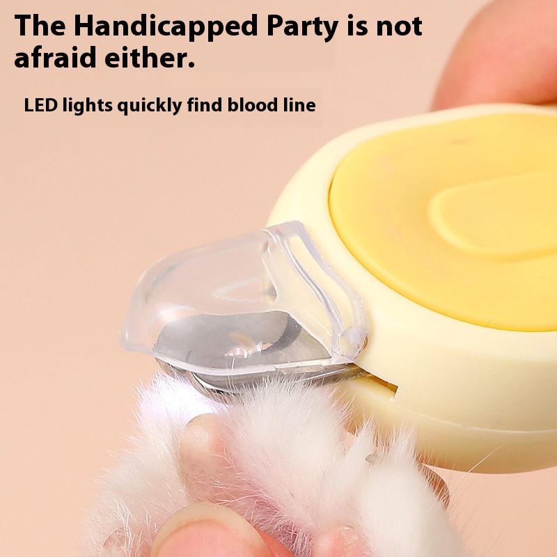 Cross-border manufacturer wholesale cat nail clippers, nail clippers, dog pet nail clippers with lights, rabbit pet nail clippers Specification image