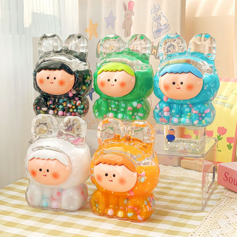 抖音爆款可爱莉莉丝盲盒夜光超大摆件入油爆闪流沙公仔摆件小礼品细节图