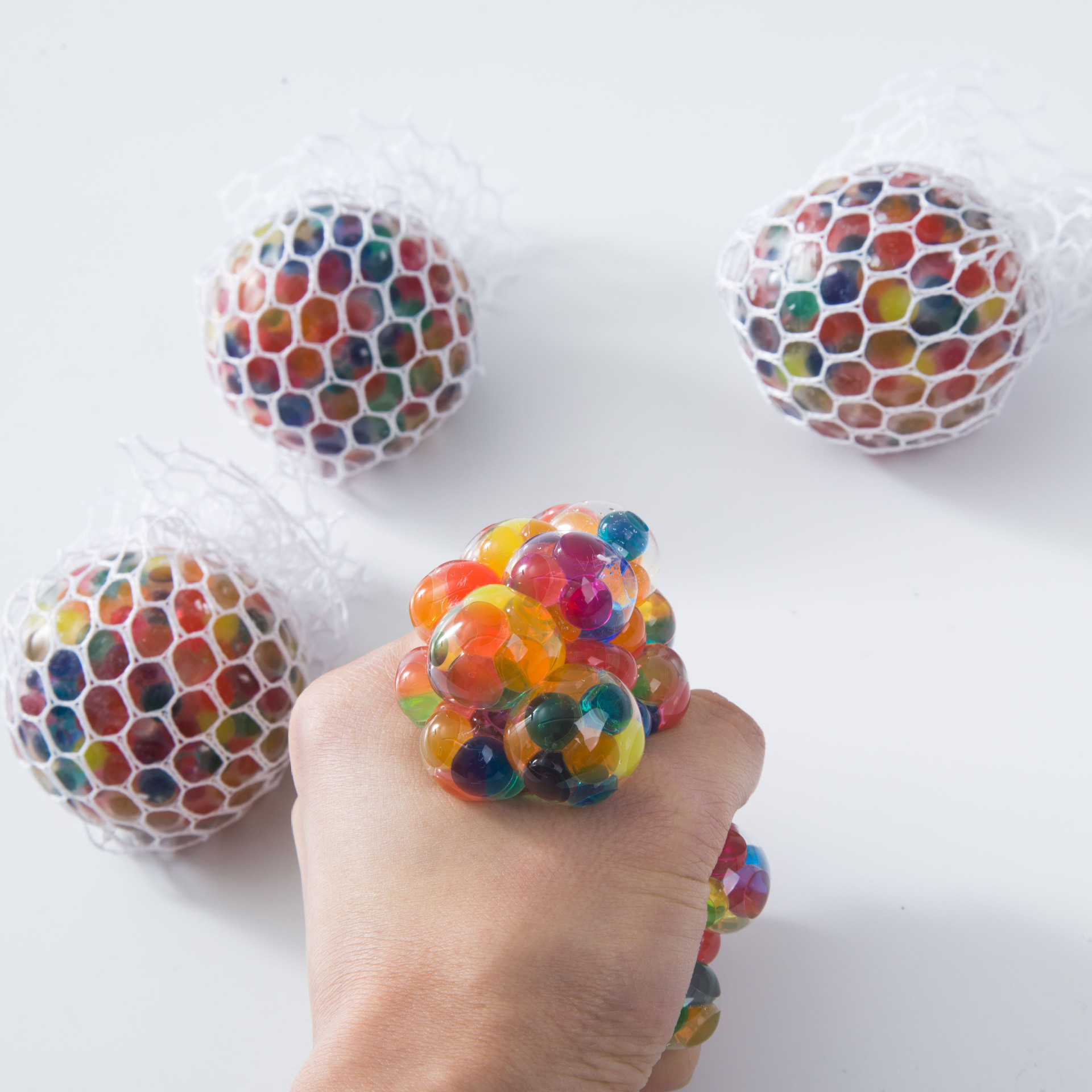 A 5-cm creative and unique prank toy for children, a squeezing and venting grape ball, an April Fool's Day prank toy Application Scenario