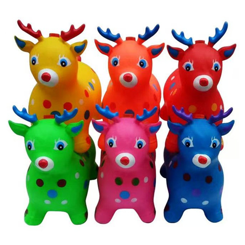 充气玩具儿童跳跳精灵橡皮马加厚安全PVC跳跳马室内玩具地摊批发