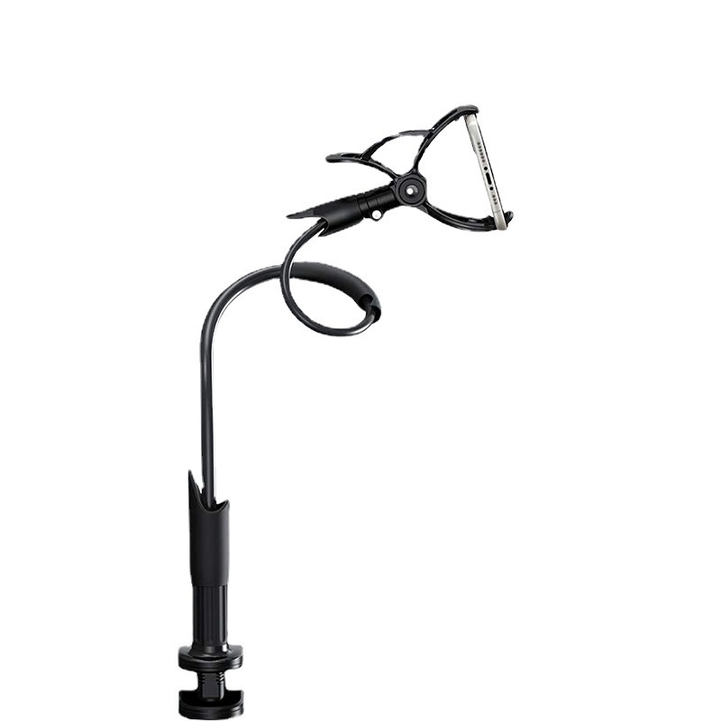Dibujos animados estudiante estilo negro tripode teléfono soporte bicicleta China viento portátil multifuncional teléfono móvil aplicable clip rack Item Picture