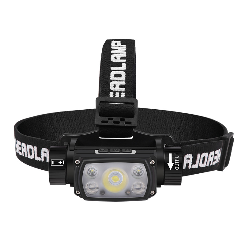 Cross-border new 21700 charging induction strong headlight XHP50LED type-c charging magnetic attraction work headlight details Picture