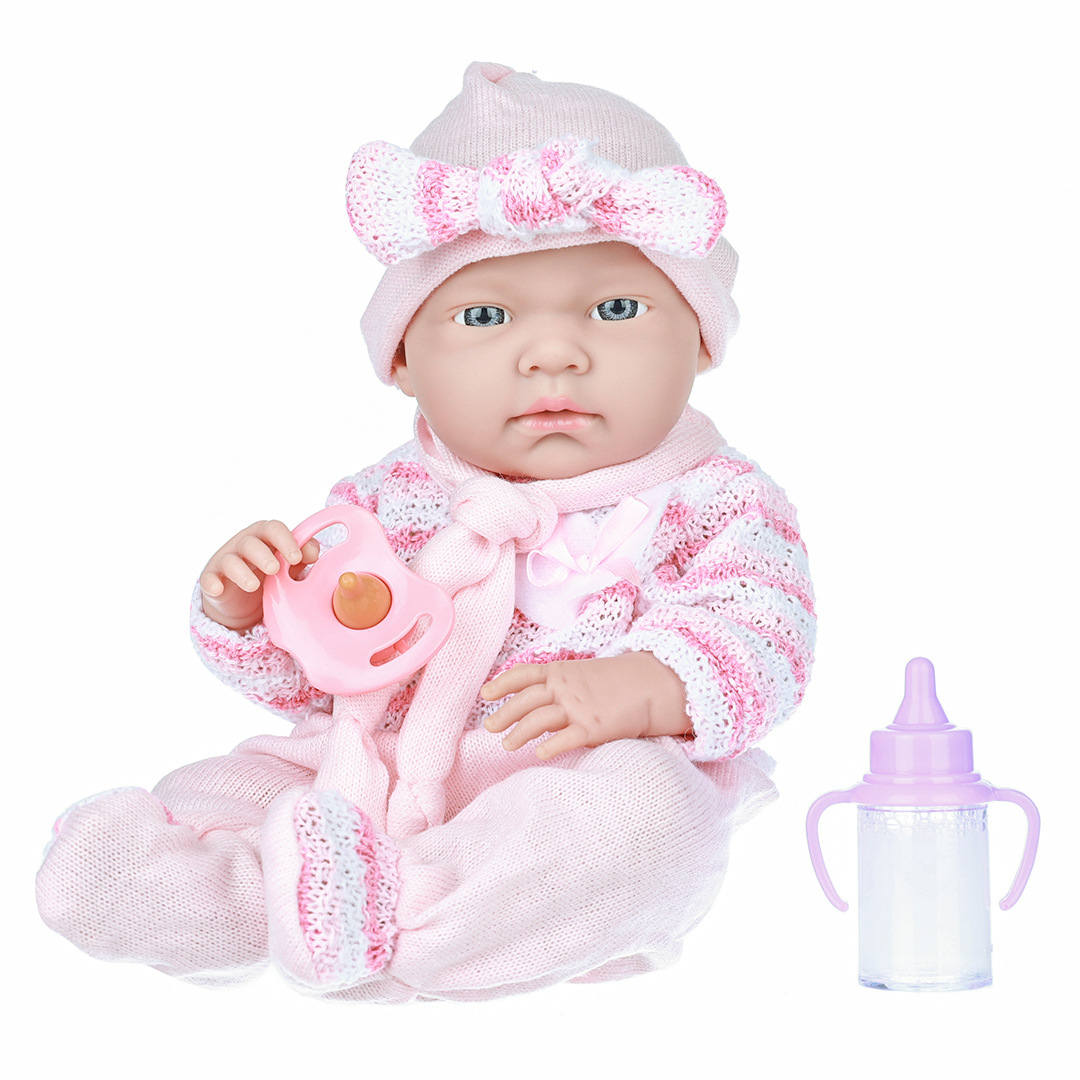 37cm cross-border best-selling rebirth doll, baby comfort toy, vinyl doll, simulation figurine, role-playing doll Item Picture