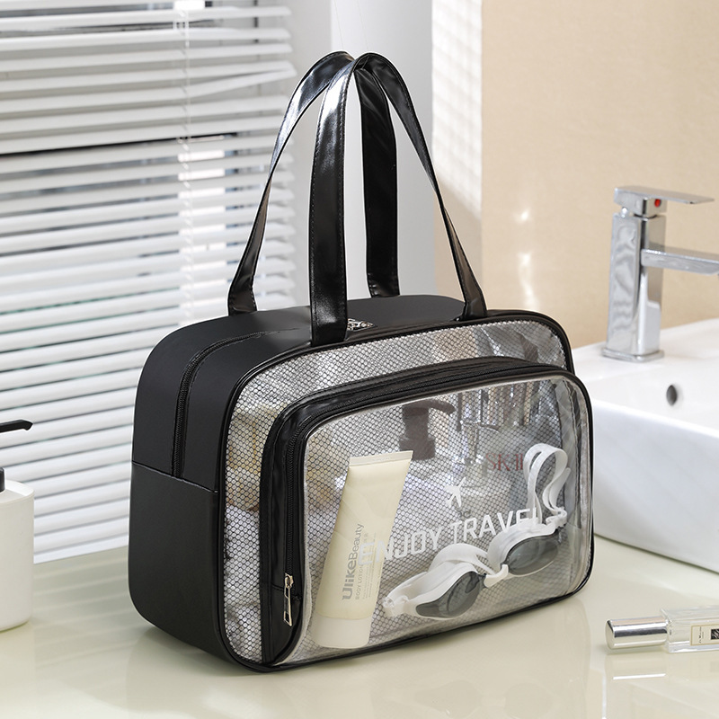 Dry-wet separation bath bag, toiletry bag, women's large-capacity fitness swimming bag, 2025 new style bath bag, handbag, waterproof details Picture