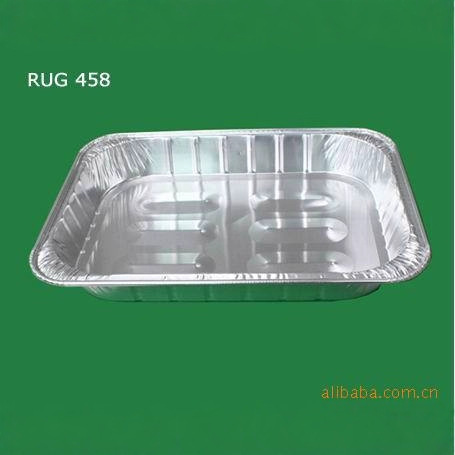 Disposable tin foil box, barbecue plate, grilled fish and seafood takeout, aluminum foil box, rectangular with lid, thickened and durable Application Scenario