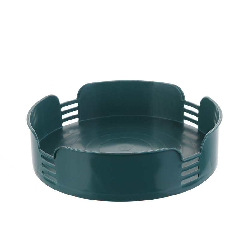 Rotating seasoning rack, storage rack, kitchen organization and storage rack, 360-degree desktop rotating plate, fruit plate, simple storage Item Picture
