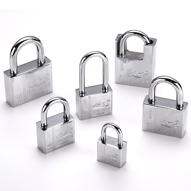 Universal lock heads for anti-theft doors, household door locks, student cabinet locks, small locks, dormitory locks, through-opening padlocks details Picture